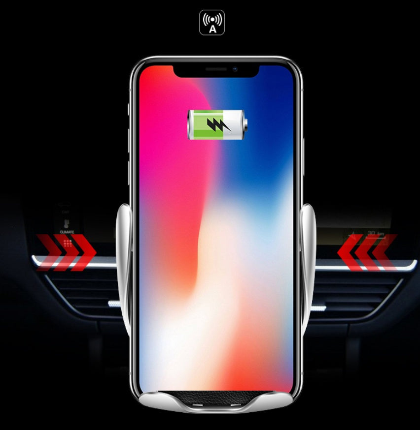 S5 Car Wireless Charger – 10W Fast Charging with Phone Holder