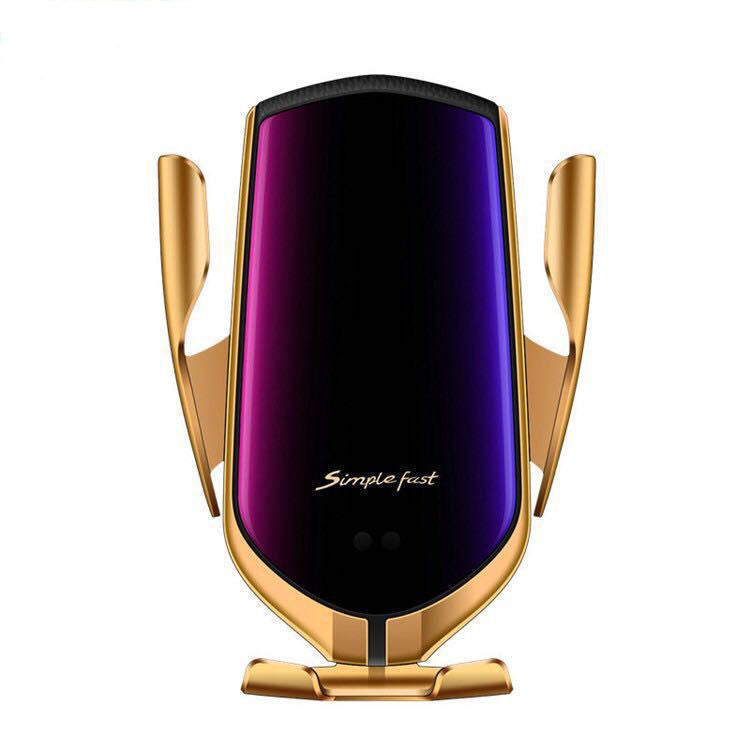 S5 Car Wireless Charger – 10W Fast Charging with Phone Holder