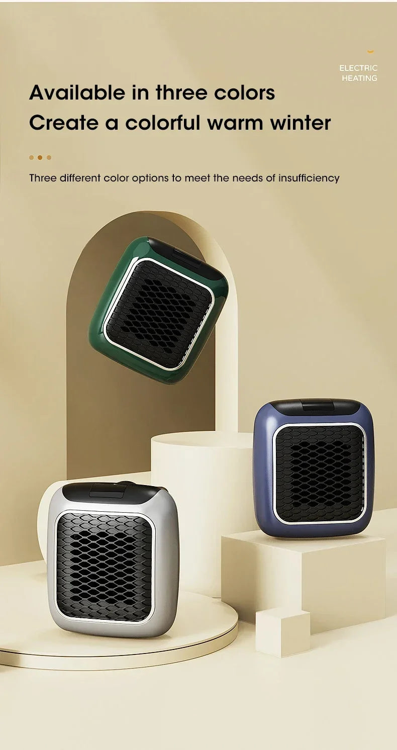 Portable Electric Heater – Energy-Saving, Fast Heating for Bedroom & Home Use