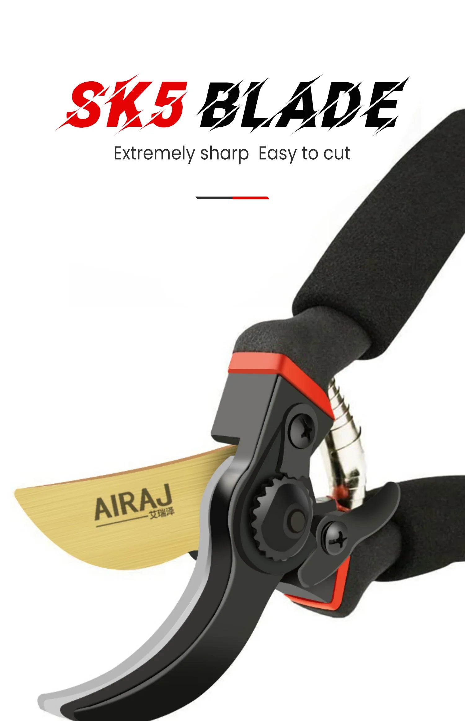 Heavy Duty Pruning Shears – Ultra Sharp Garden Scissors