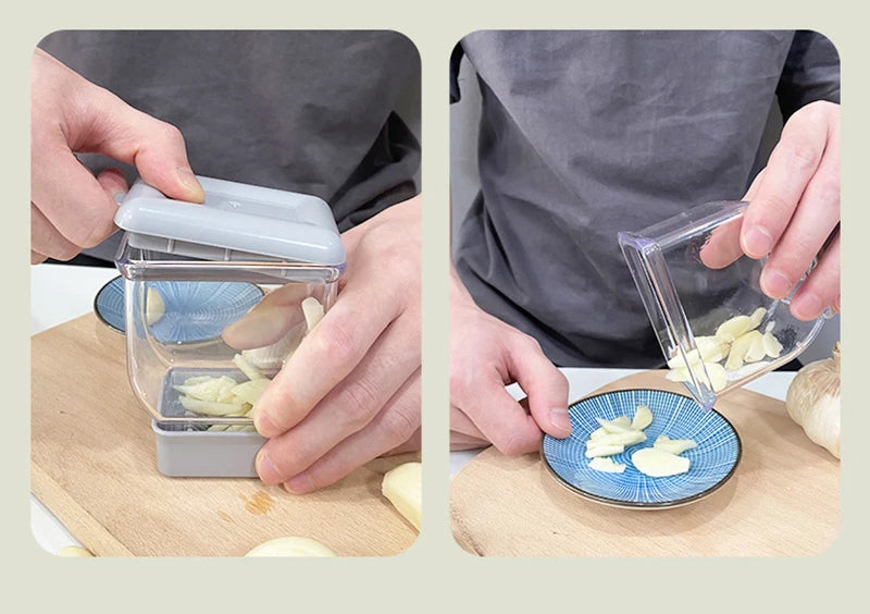 Manual Garlic Press & Grinder – Peeler and Cutter