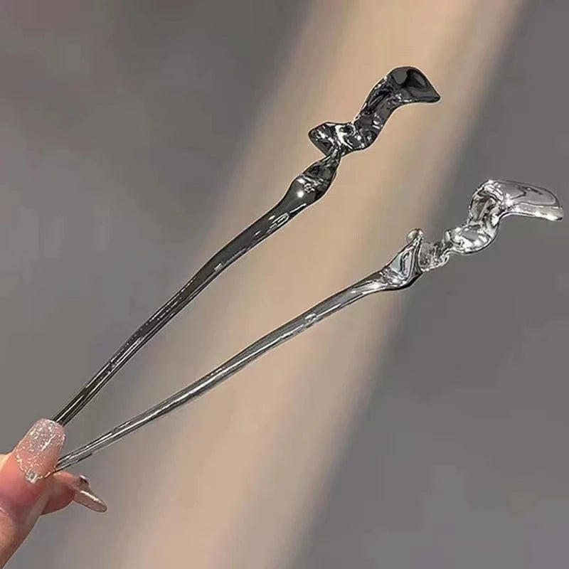 Unique Punk Personalized Metal Hair Stick