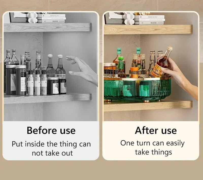 Rotating Spice Rack - Kitchen Organizer