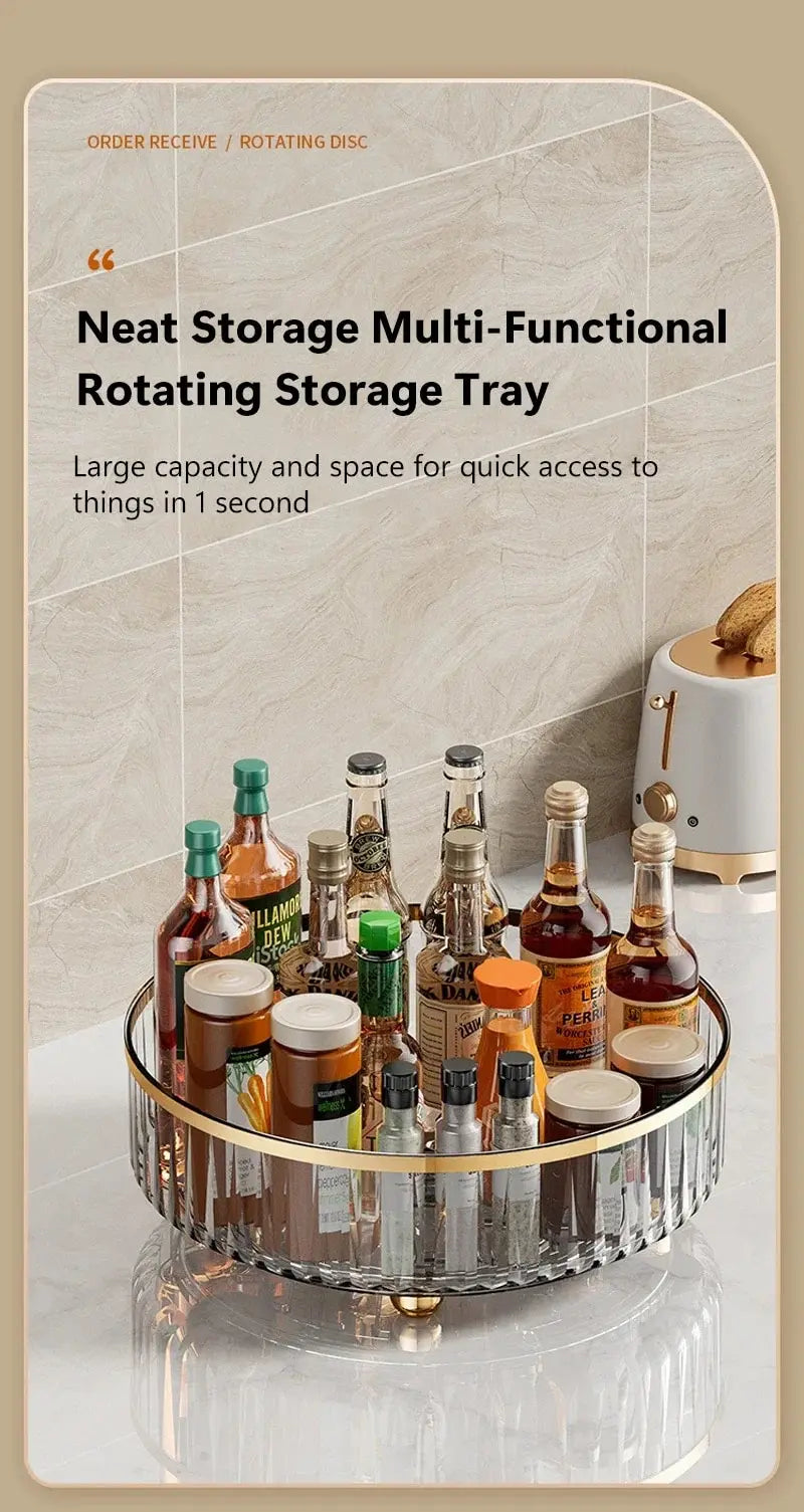 Rotating Spice Rack - Kitchen Organizer