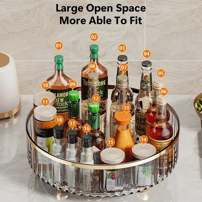 Rotating Spice Rack - Kitchen Organizer