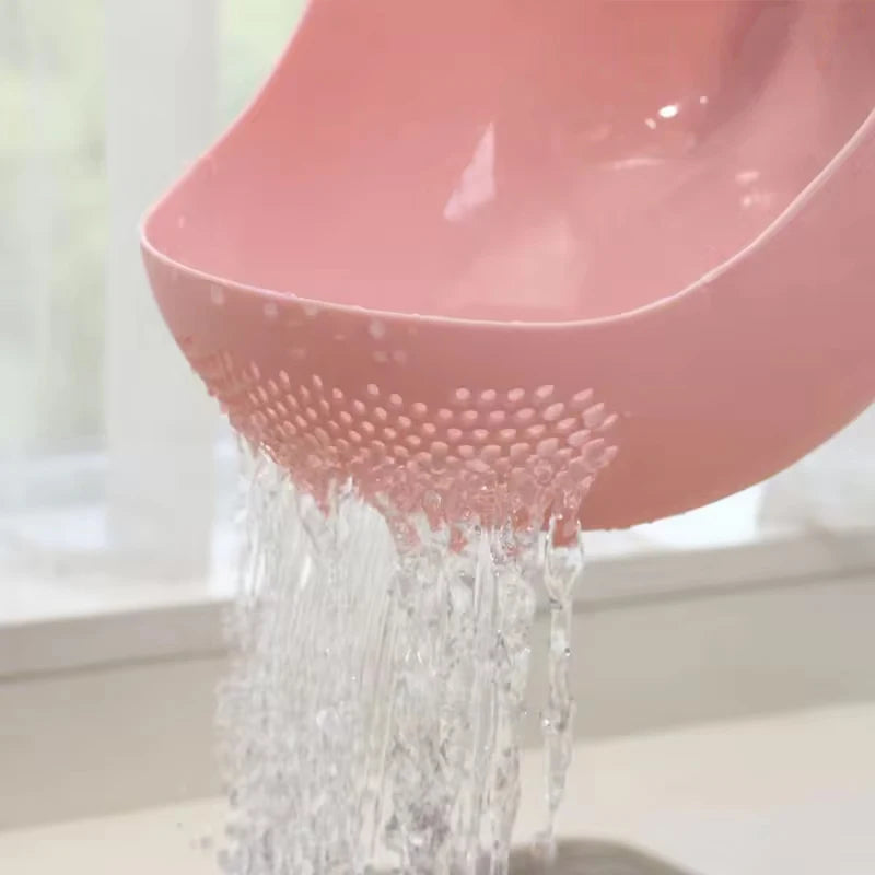 Plastic Rice Sieve & Colander – Washing Filter for Rice, Beans, & Fruit