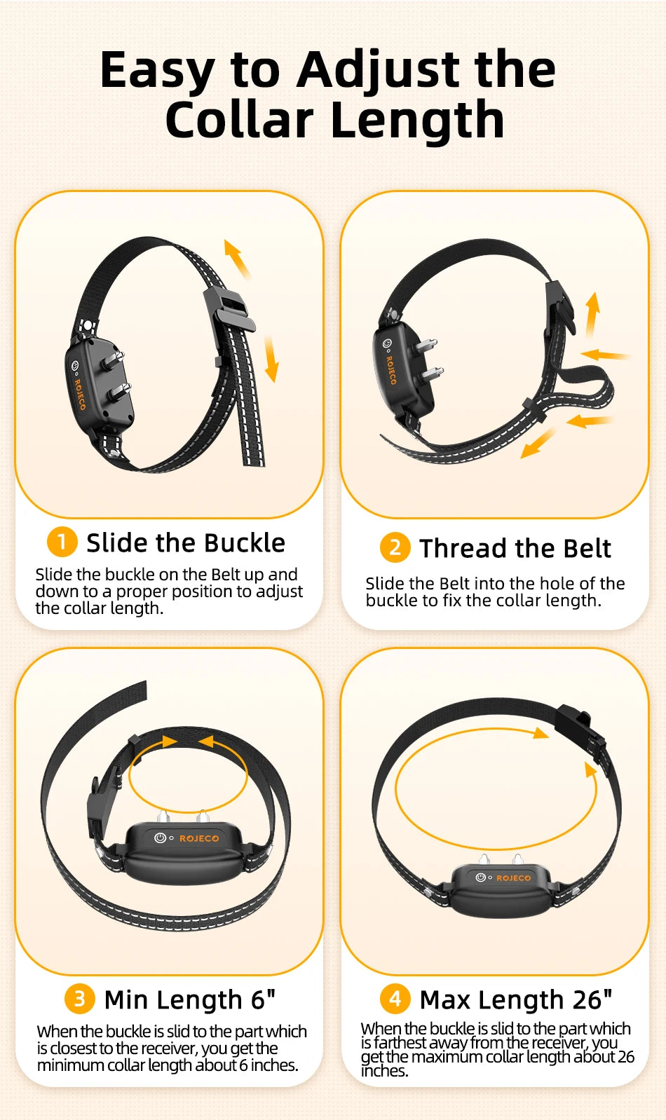 Rojeco Electric Dog Training Collar