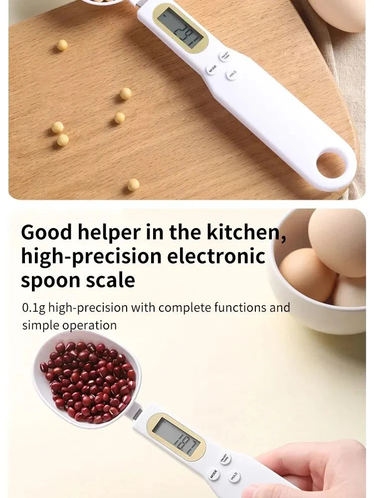 500g Digital Kitchen Scale Scoop – LCD Measuring