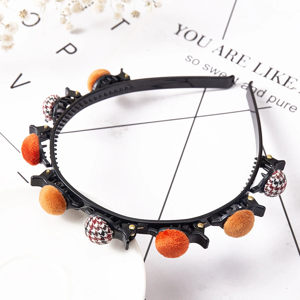 Double Layer Bands Clip Hairbands