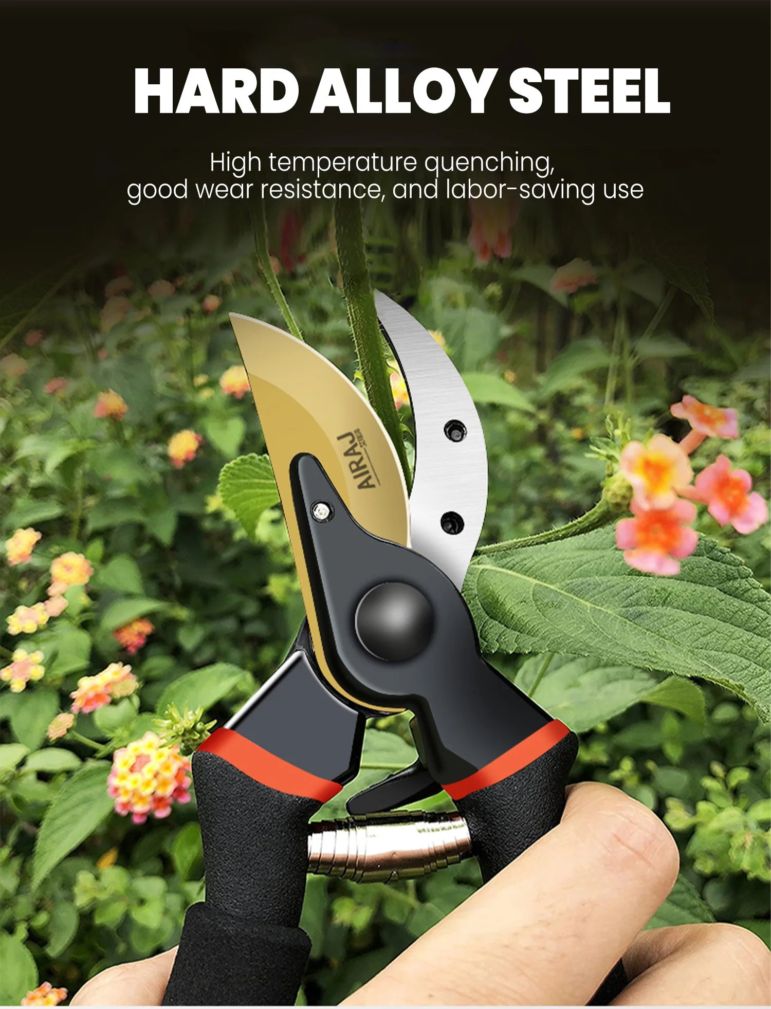 Heavy Duty Pruning Shears – Ultra Sharp Garden Scissors