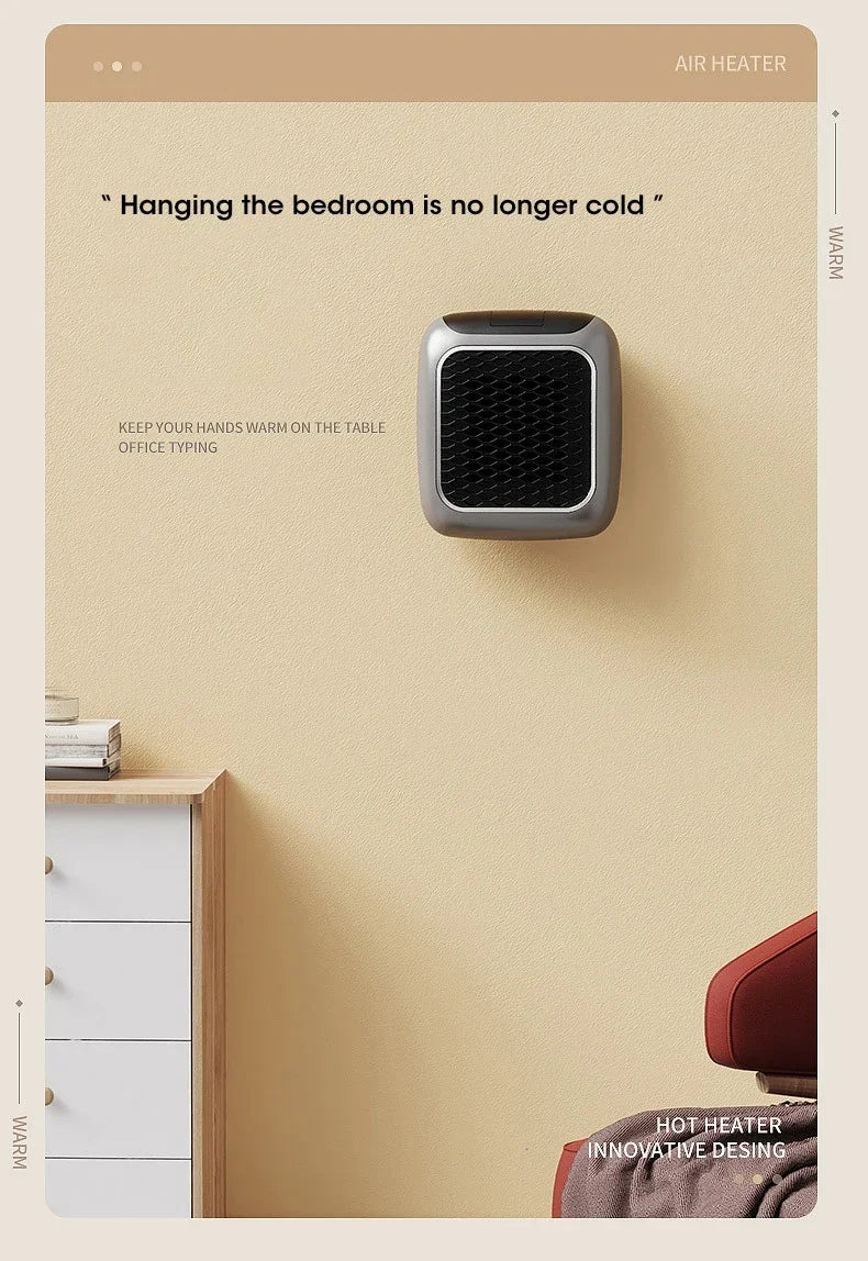 Portable Electric Heater – Energy-Saving, Fast Heating for Bedroom & Home Use