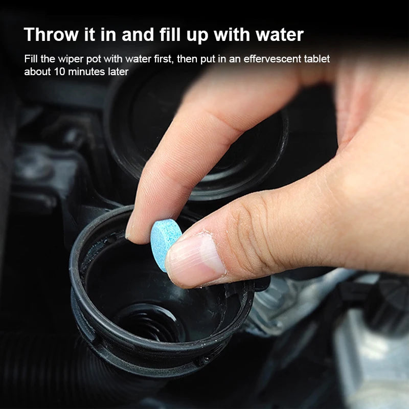 20/40pcs Effervescent Car Glass Cleaner Tablets
