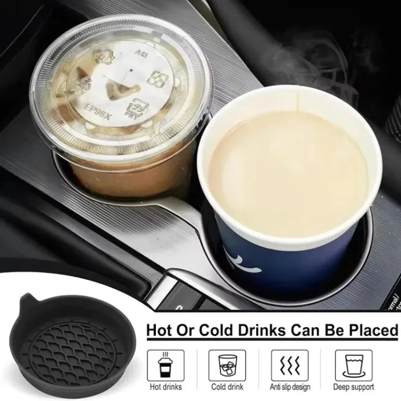Universal Non-Slip Silicone Car Cup Holder Coasters