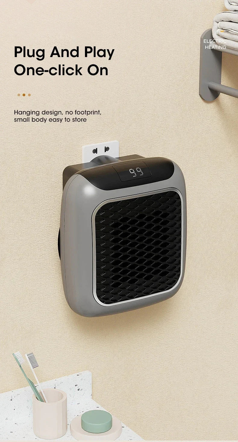 Portable Electric Heater – Energy-Saving, Fast Heating for Bedroom & Home Use