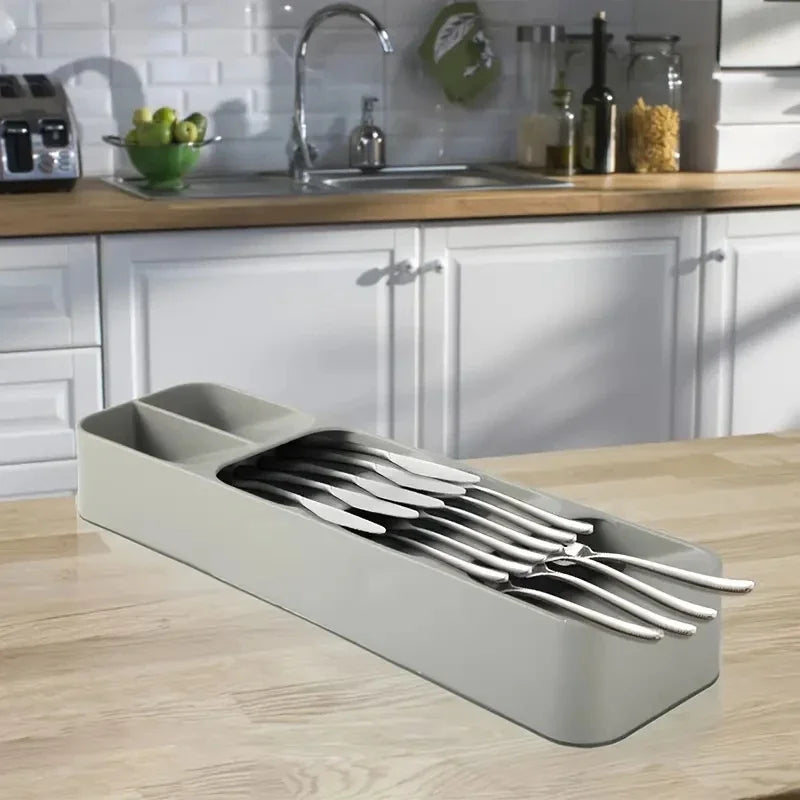 Multi-Purpose Cutlery Tray – Fork & Spoon Organizer