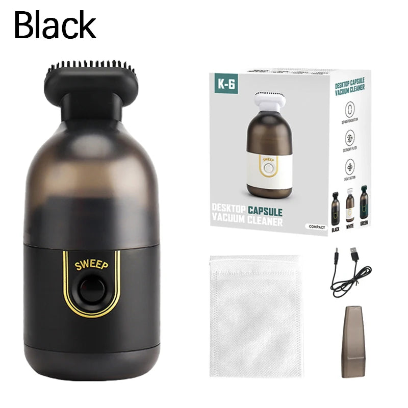 Portable Wireless Vacuum Cleaner – Handheld Desktop & Home Cleaner