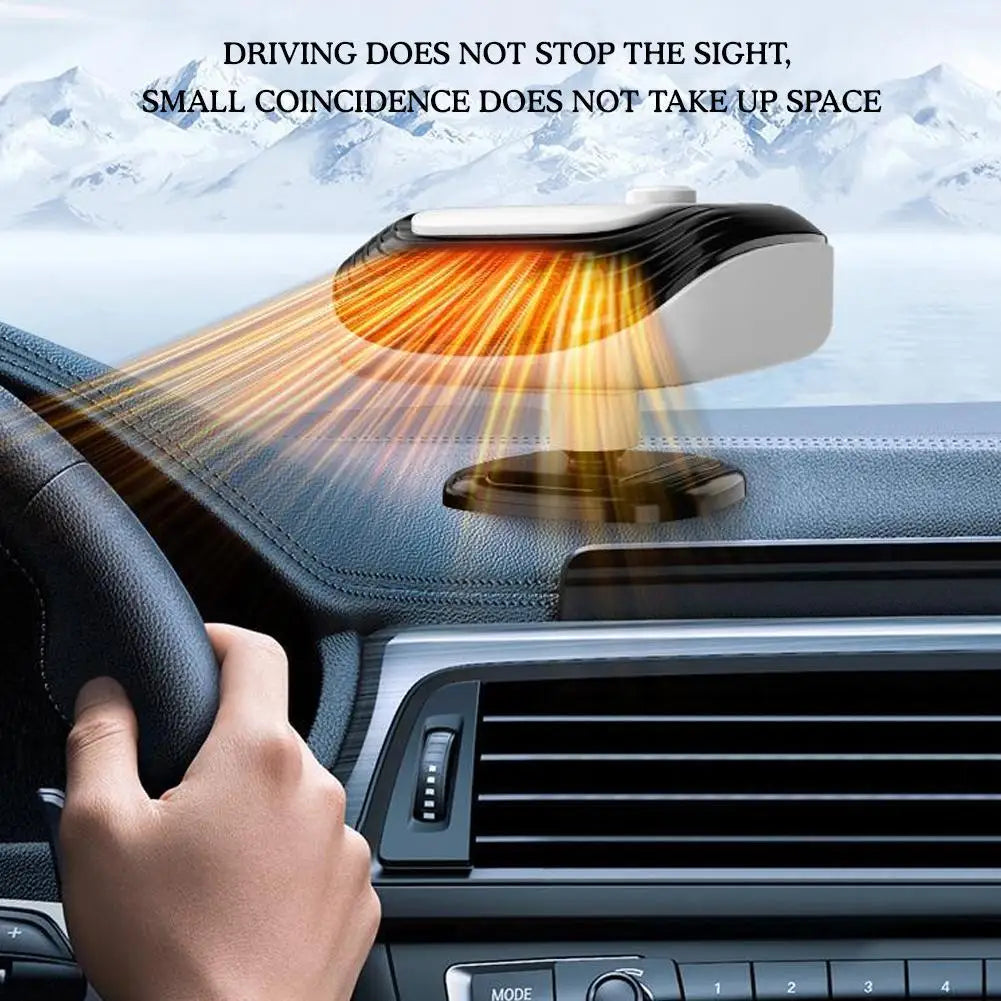 20W Car Heater & Fan – Fast Defrost and Cooling for Windshield