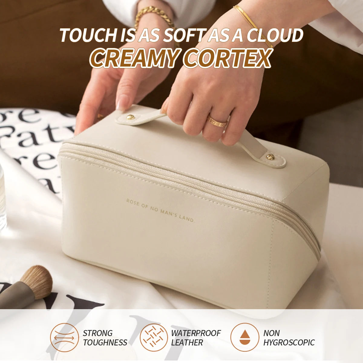 Luxury Makeup Organizer - Stylish Toiletry Bag
