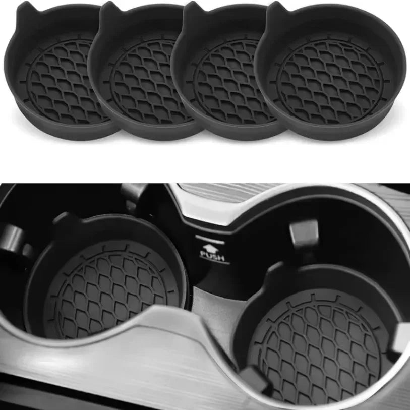 Universal Non-Slip Silicone Car Cup Holder Coasters