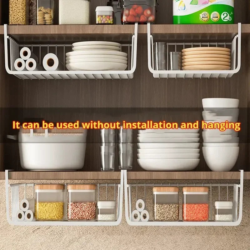 Hanging Net Basket – Large Capacity Iron Storage