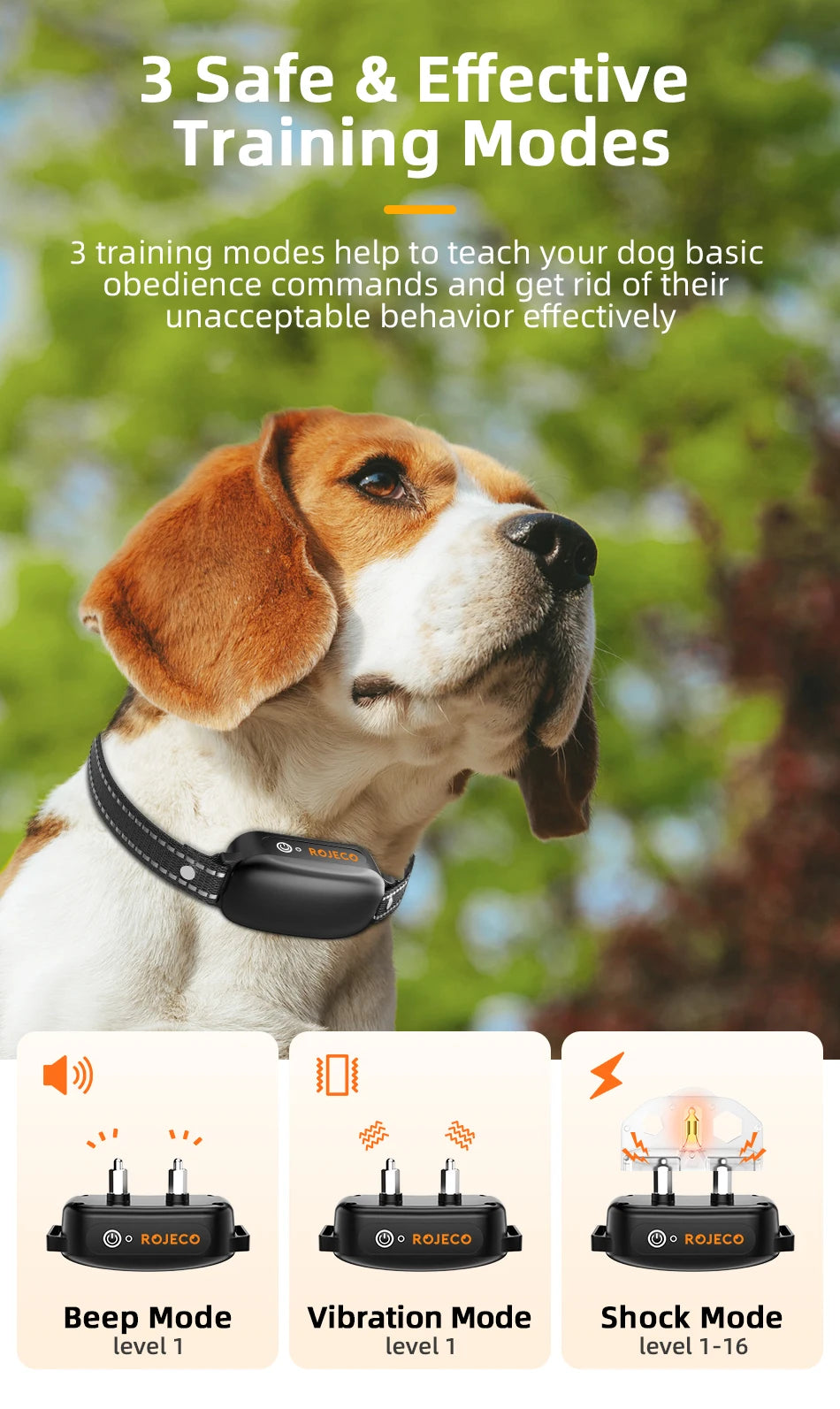 Rojeco Electric Dog Training Collar