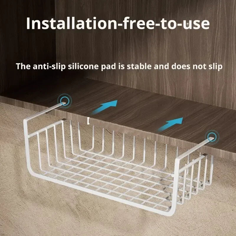 Hanging Net Basket – Large Capacity Iron Storage
