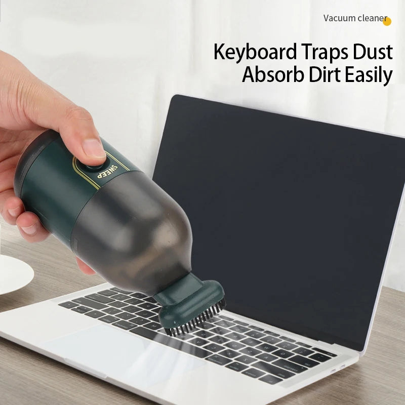 Portable Wireless Vacuum Cleaner – Handheld Desktop & Home Cleaner