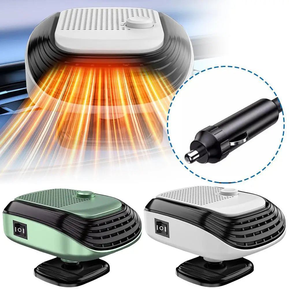 20W Car Heater & Fan – Fast Defrost and Cooling for Windshield