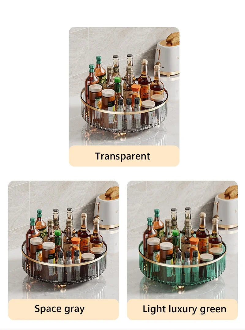 Rotating Spice Rack - Kitchen Organizer