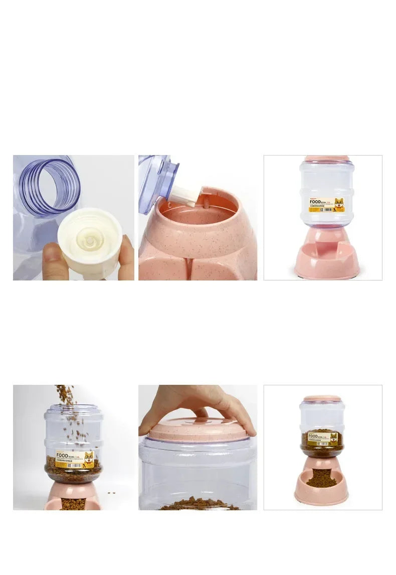 Automatic Pet Feeder and Water Dispenser