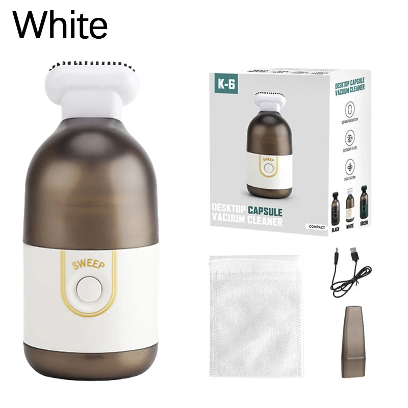 Portable Wireless Vacuum Cleaner – Handheld Desktop & Home Cleaner