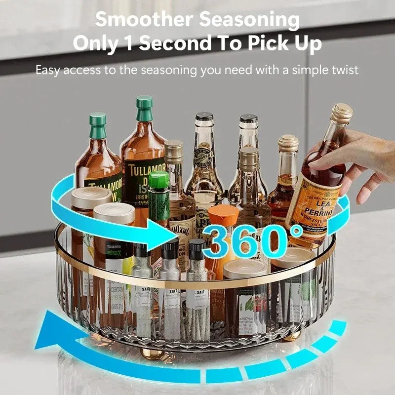 Rotating Spice Rack - Kitchen Organizer