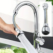 360° Rotating Faucet Head – Pressurized Anti-Splash Foam Sprayer for Kitchen