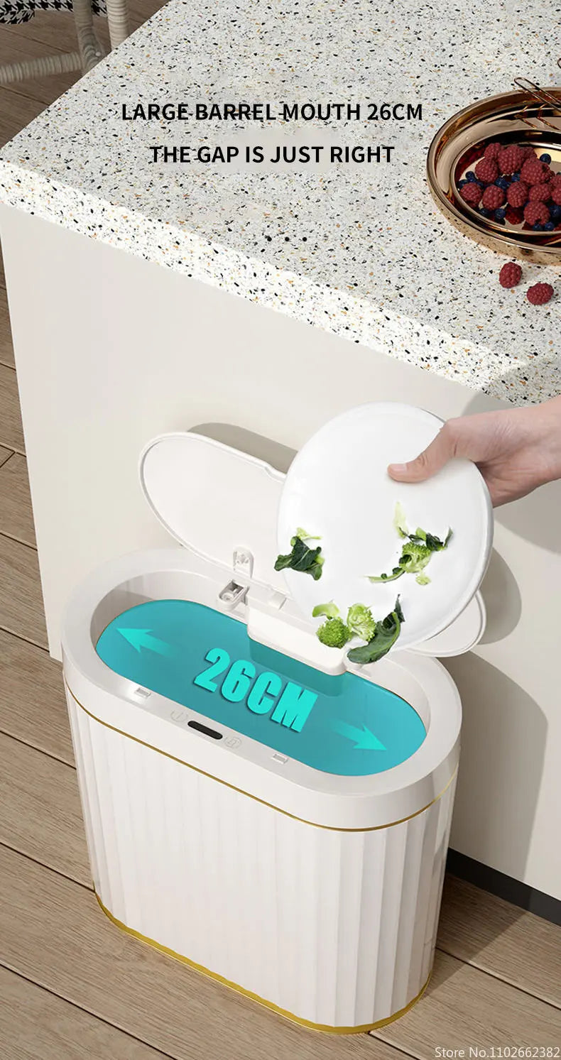 5L/7L/9L Smart Sensor Trash Can – Automatic Garbage Bin for Kitchen & Bathroom