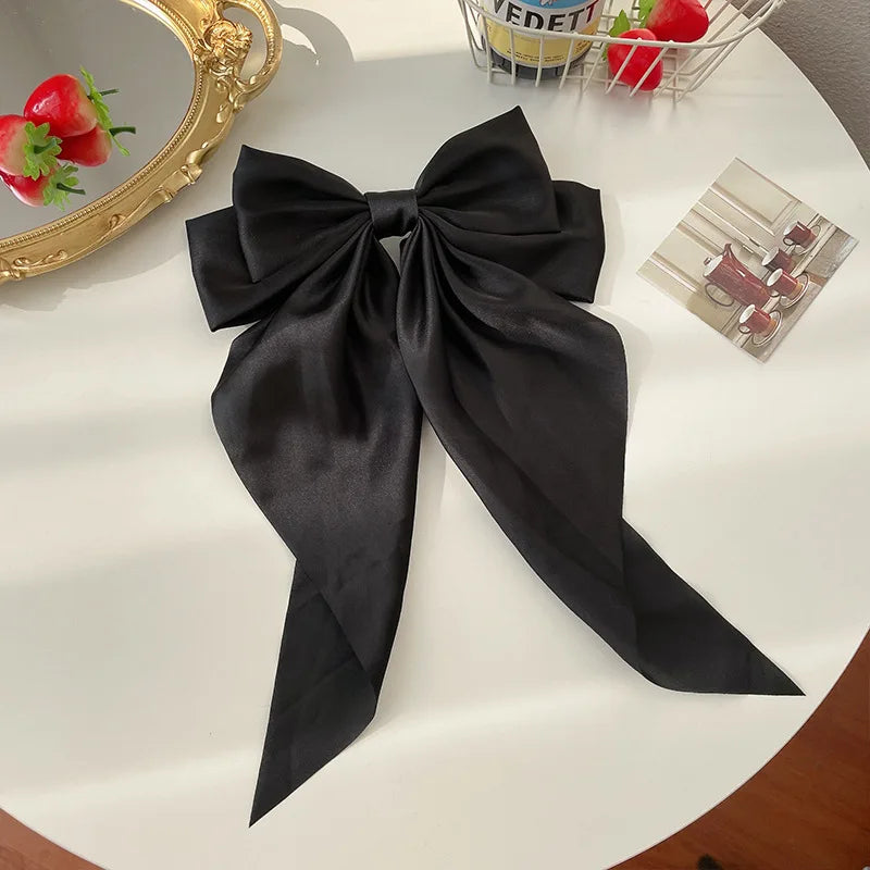 Satin Ribbon Hairpins – Big Bows