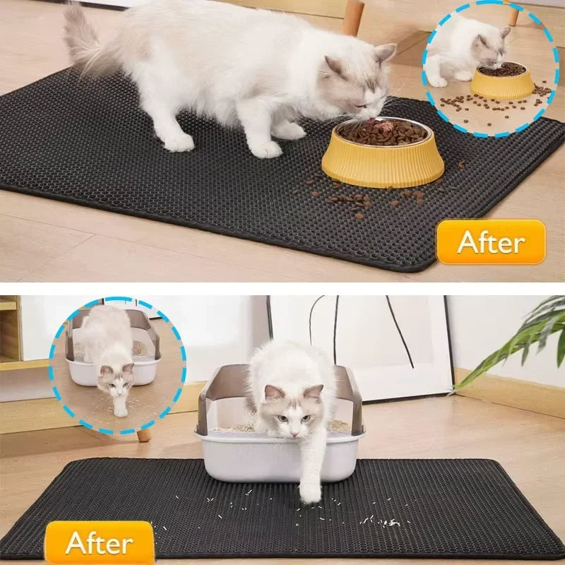 Large Waterproof Cat Litter Mat