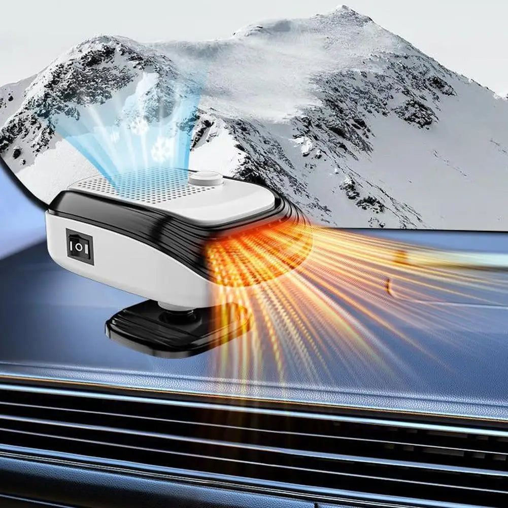 20W Car Heater & Fan – Fast Defrost and Cooling for Windshield