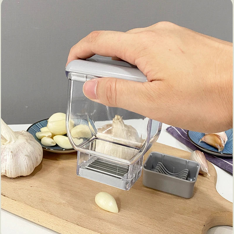 Manual Garlic Press & Grinder – Peeler and Cutter