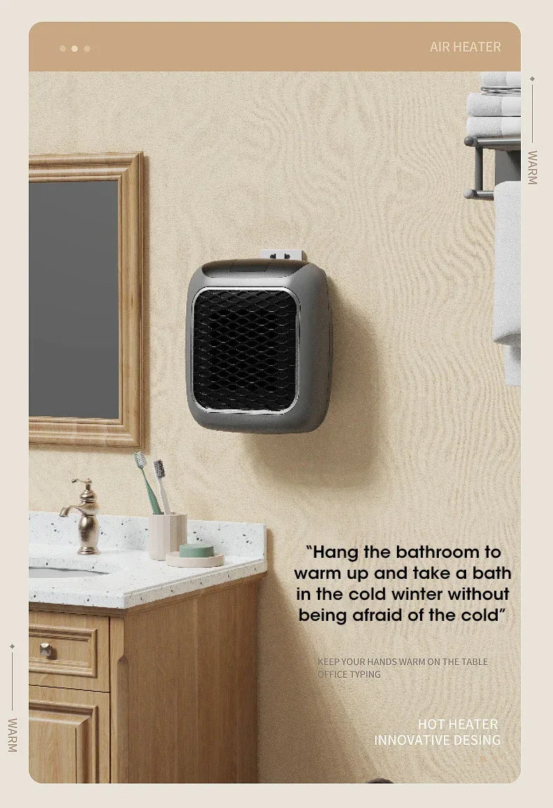 Portable Electric Heater – Energy-Saving, Fast Heating for Bedroom & Home Use