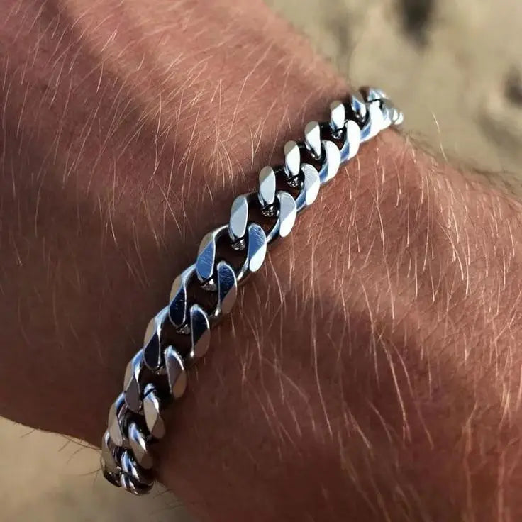 Vnox 3-11mm Chunky Miami Curb Chain Bracelet for Men