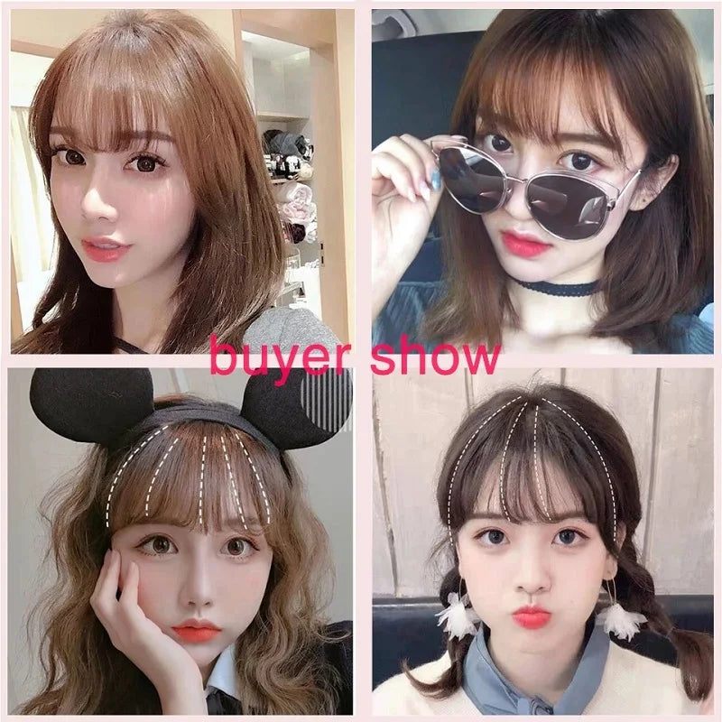 Synthetic Invisible Air Bangs Hair Extension
