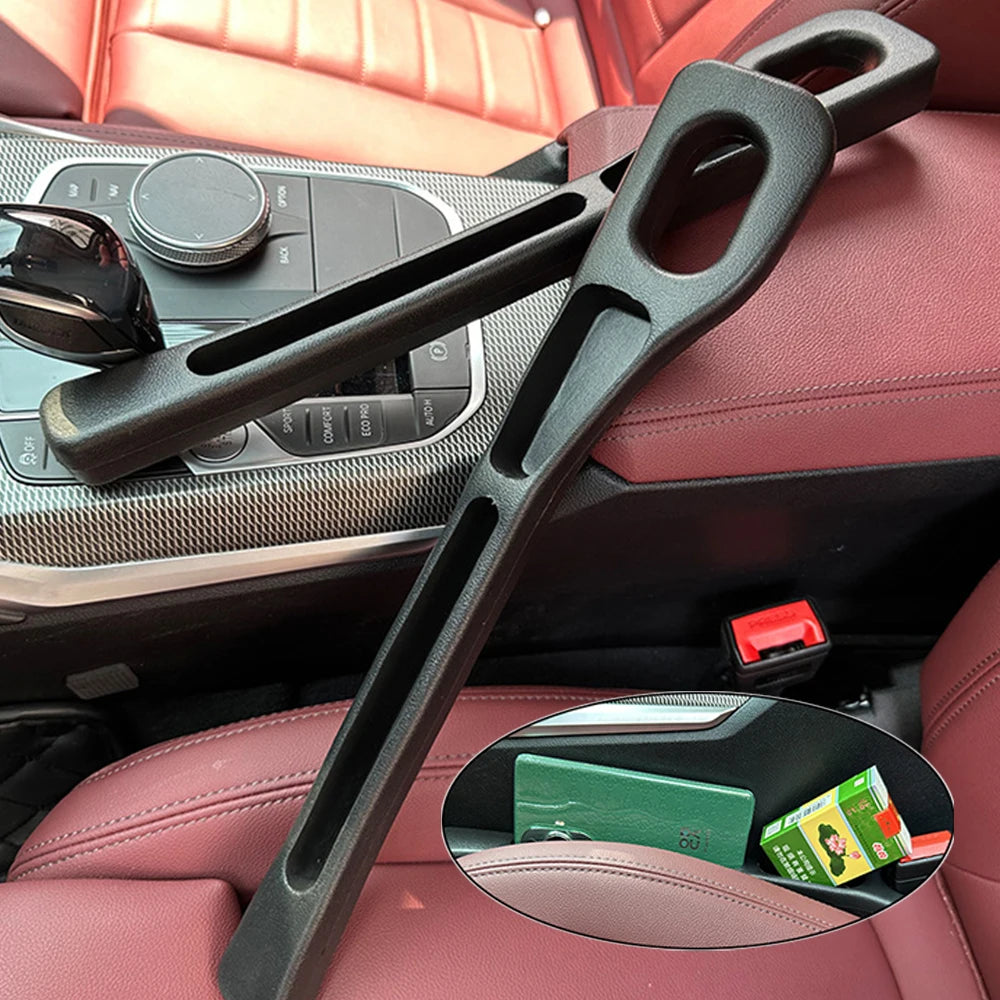 Car Seat Gap Filler – Leak-Proof Side Seam Plug Strip with Seatbelt Hole