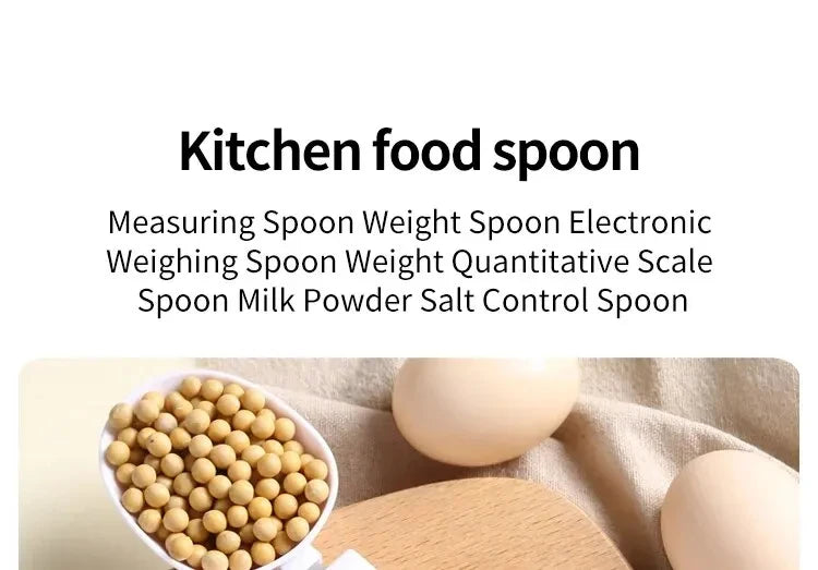 500g Digital Kitchen Scale Scoop – LCD Measuring